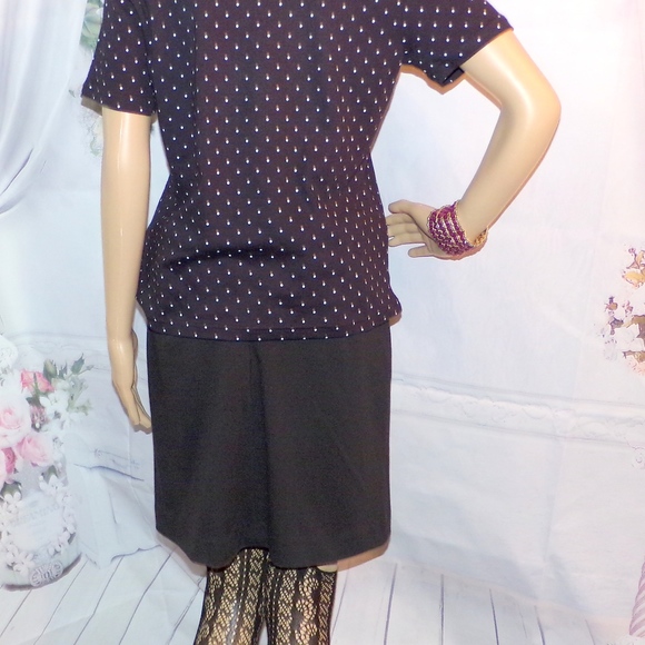 Essentials by ABS Black Skirt M - Picture 5 of 7